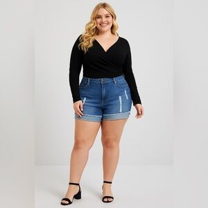 NWT Cotton blend shorts Unbranded RW3